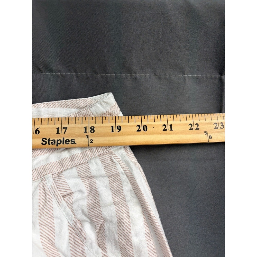 torrid Beige and White Striped Wide Leg Pants - Picture 12 of 15